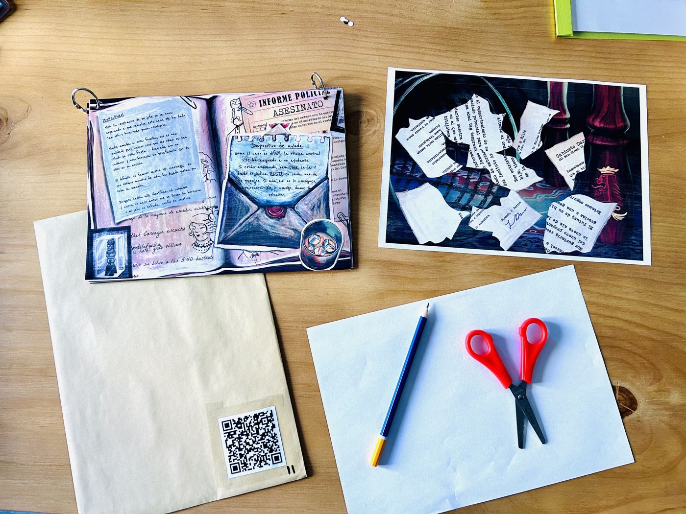 Kit de equipo: evidencias y QR